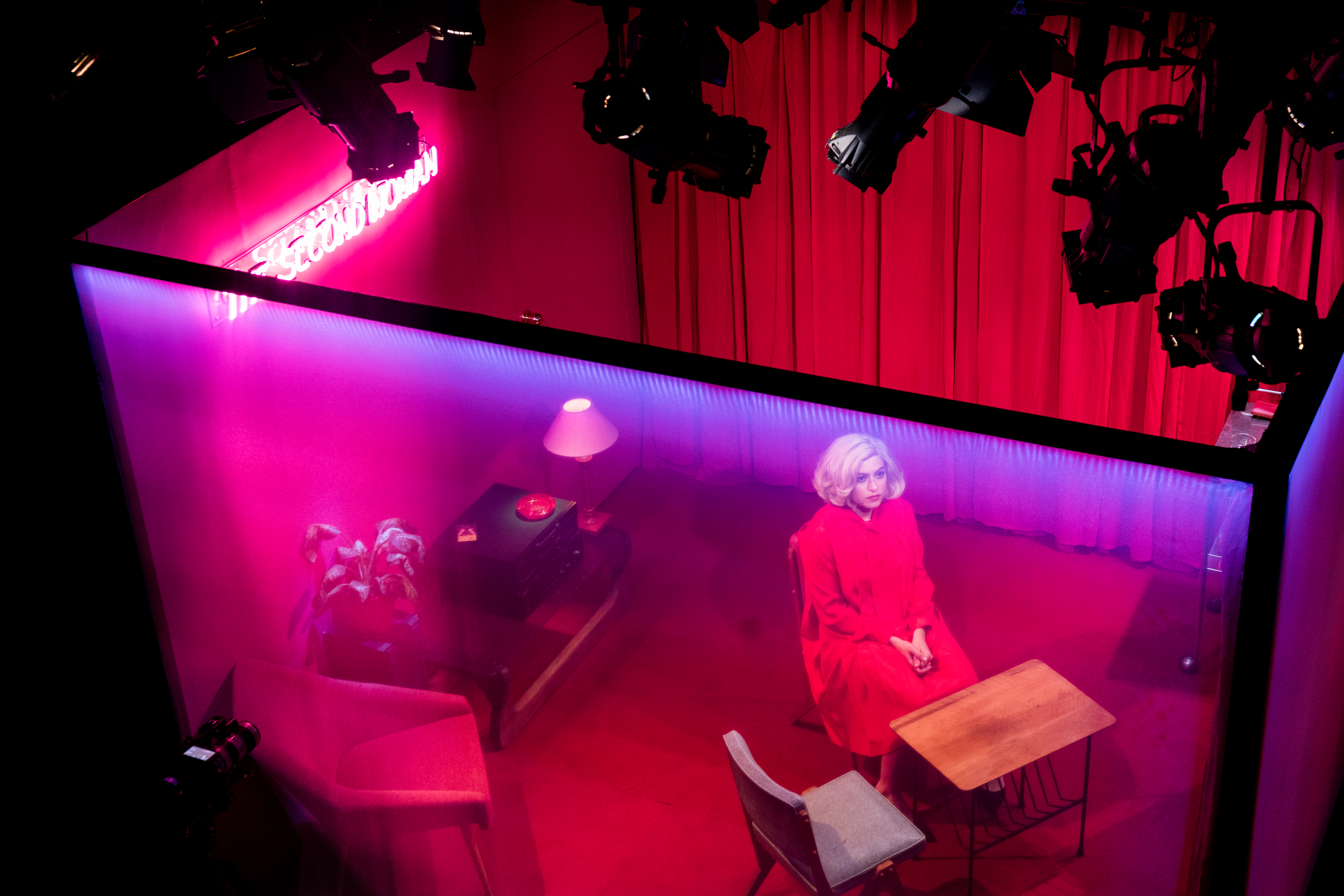 Alia Shawkat acts in "The Second Woman" at the Brooklyn Academy of Music.