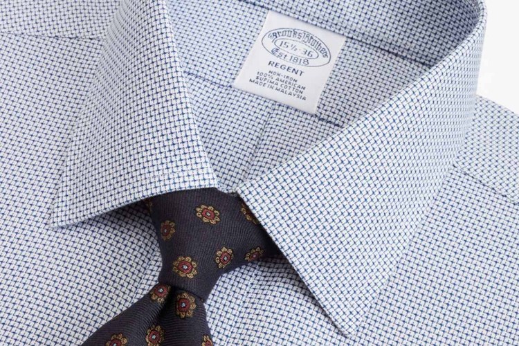 slim fit dress slacks Brooks Brothers Regular Fit Cotton Plaid Shirt: Blue – Craig Reagin  Clothiers