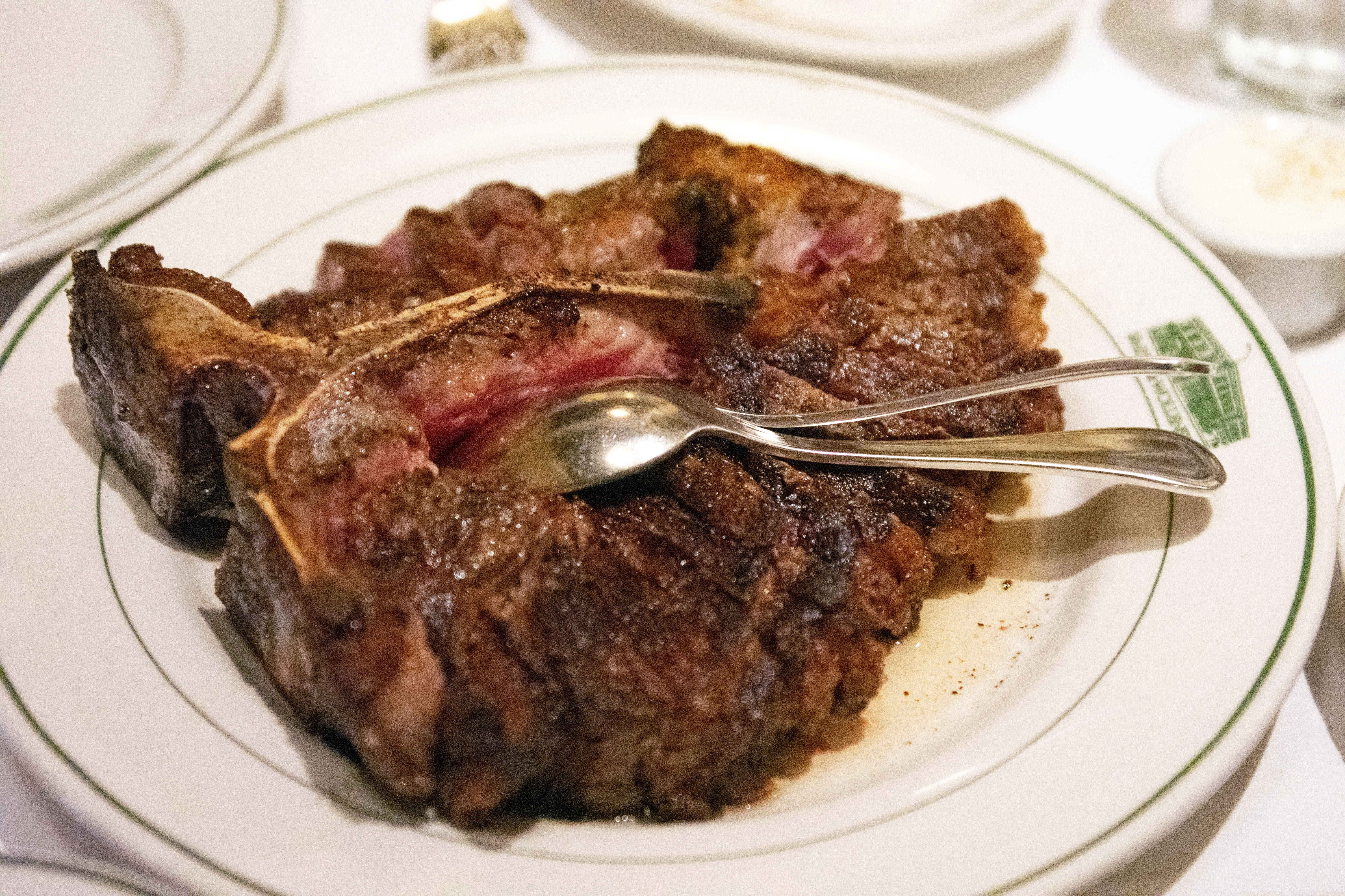 Smith & Wollensky cajun rib steak 