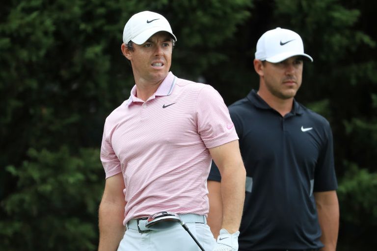 Brooks Koepka Says He Doesn't View Rory McIlroy as His Rival