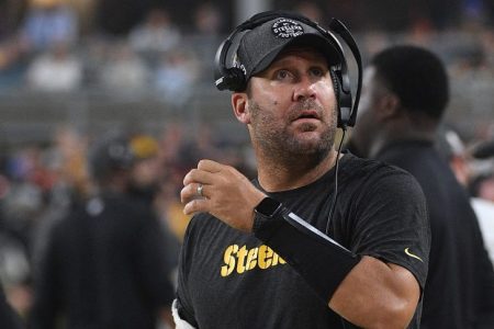 Ben Roethlisberger of the Pittsburgh Steelers looks on from the sideline in the first quarter during the game against the Cincinnati Bengals at Heinz Field on September 30, 2019 in Pittsburgh, Pennsylvania. (Photo by Justin Berl/Getty Images)
