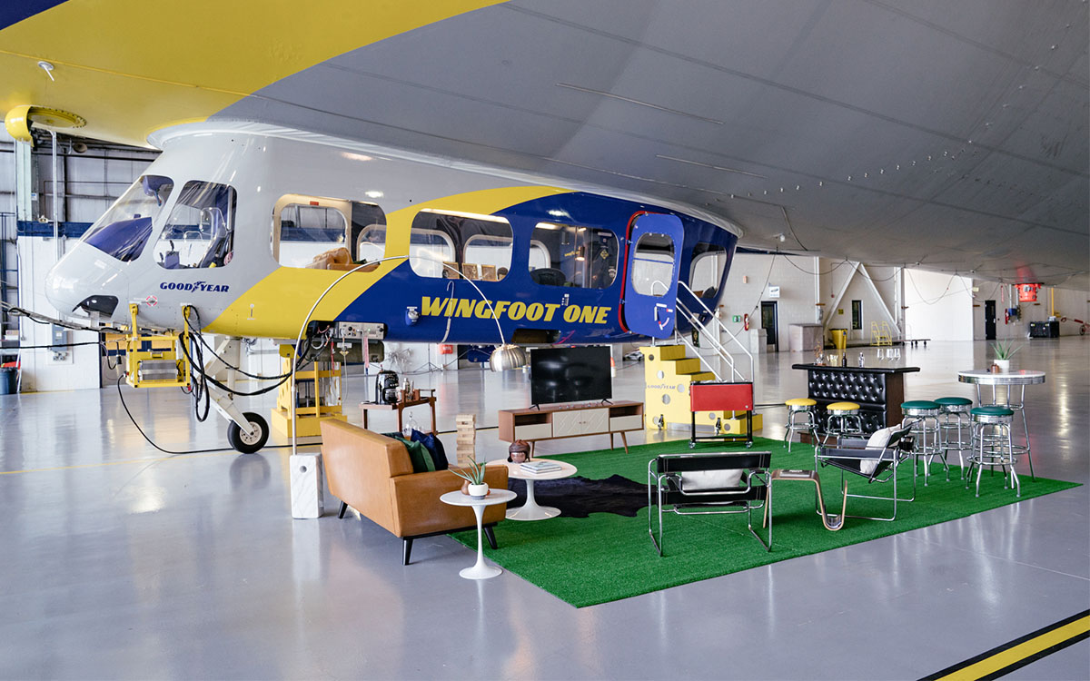 Goodyear Blimp Listed on Airbnb