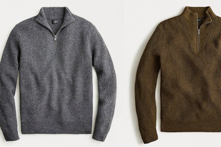 J.Crew Merino Wool Half-Zip