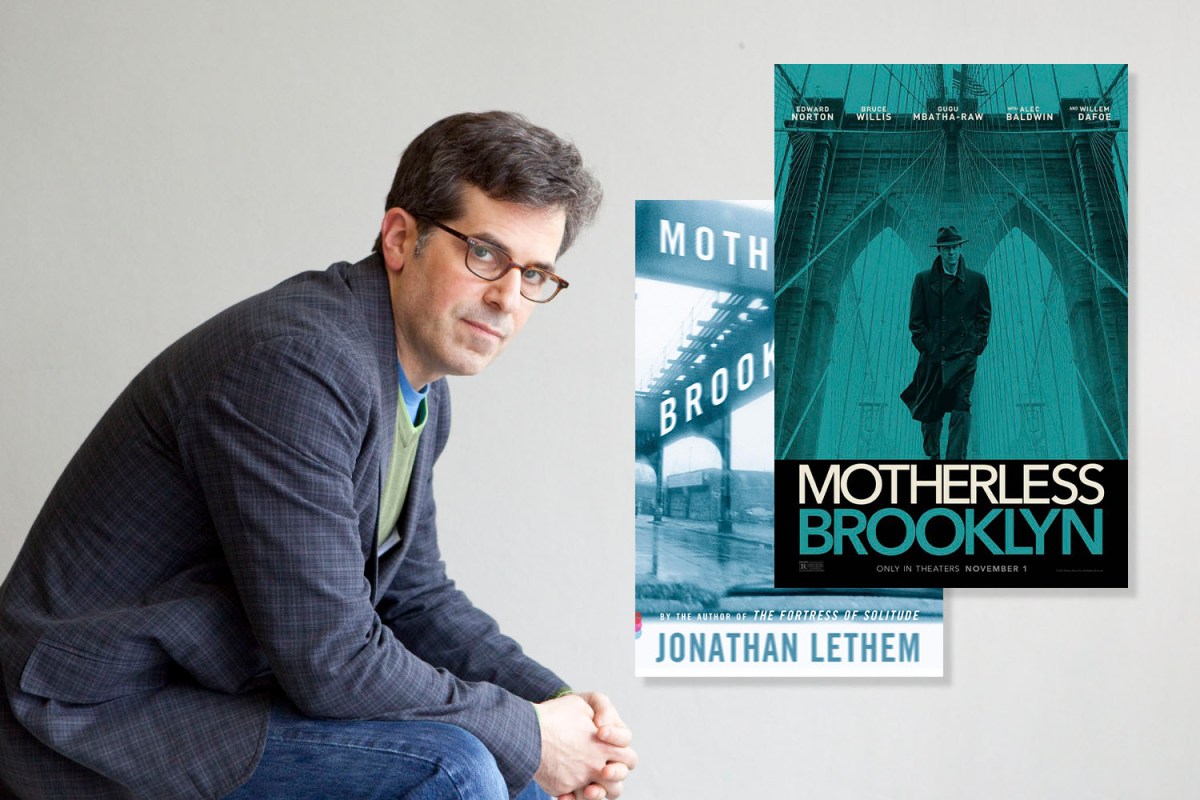 Jonathan Lethem talks about the "Motherless Brooklyn" adaptation (Photo by Leonardo Cendamo/Getty Images)