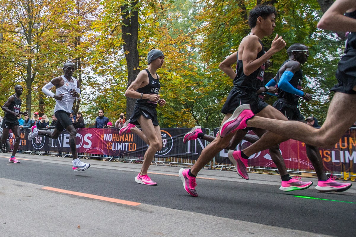 world record marathon nike shoes