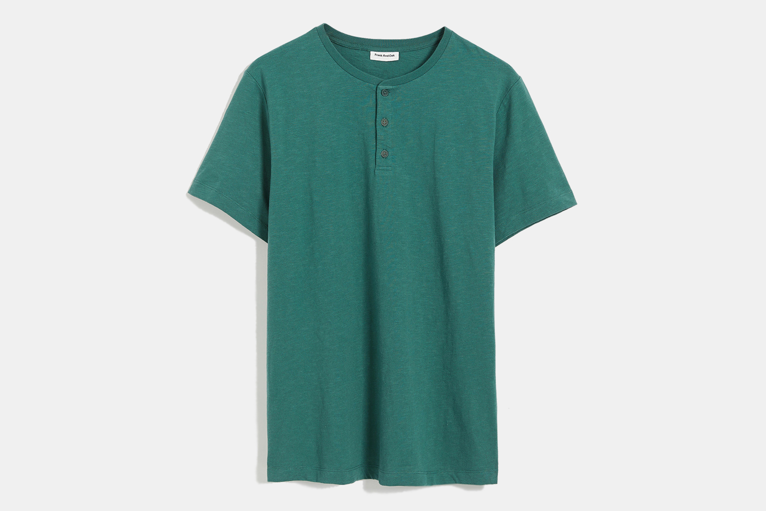 Frank And Oak Recycled Cotton Henley Tee