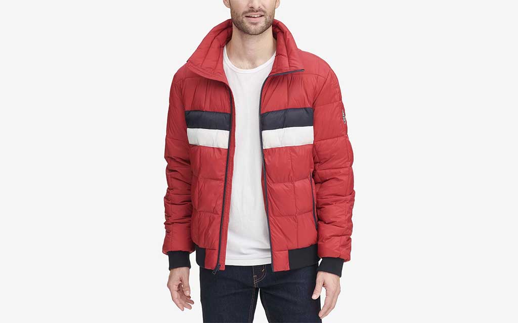 Tommy Hilfiger Colorblocked Quilted Puffer Jacket