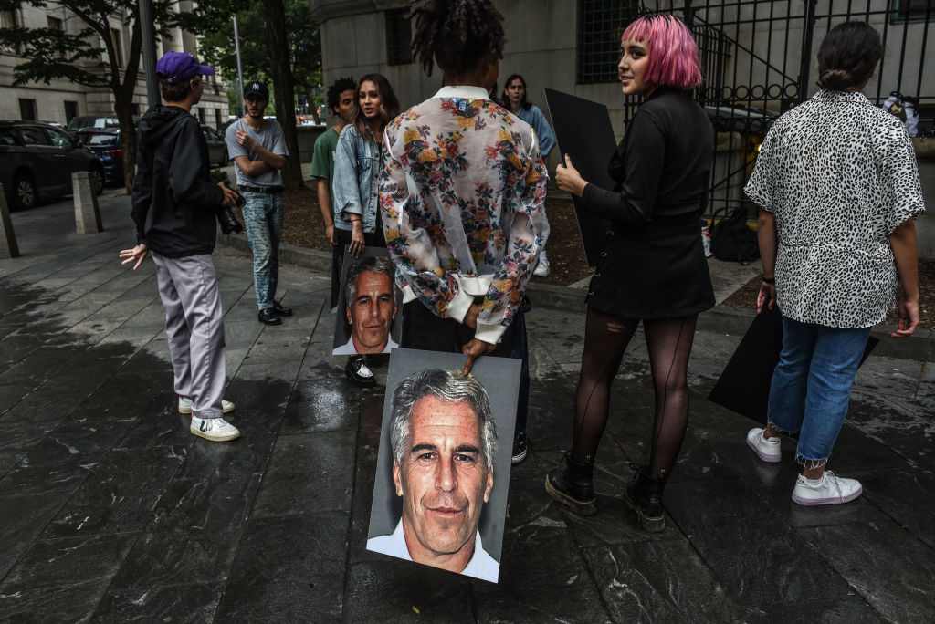 Epstein protests