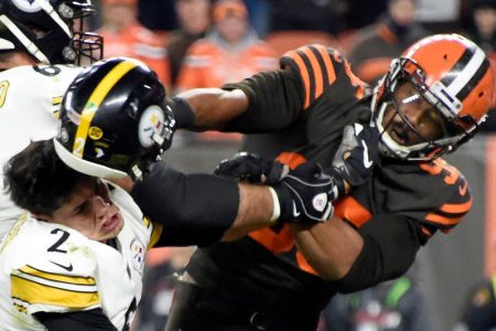 Myles Garrett Accuses Mason Rudolph of Using Racial Slur During NFL Appeal