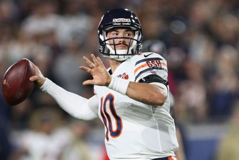Chicago's Playoff Hopes All But Dead as Mitch Trubisky Gets Benched