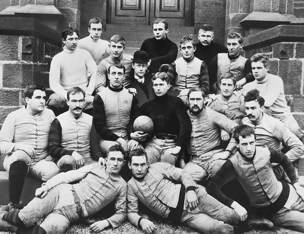 First Colloege Football Game,won by Rutgers over Princeton,November 1869 