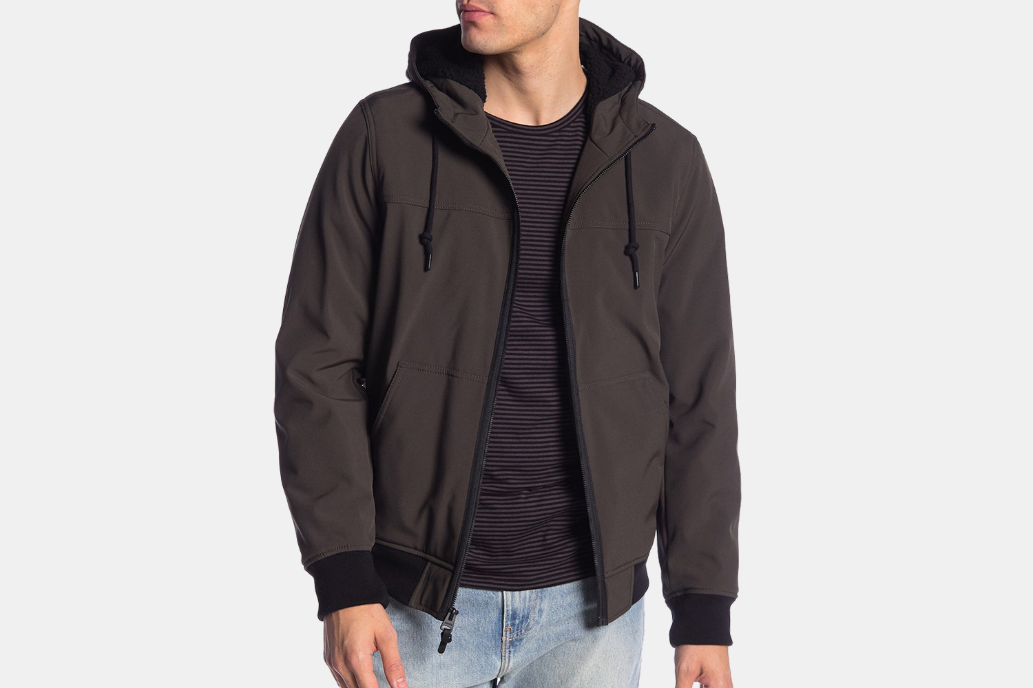 Levi's Sherpa-Lined Hooded Bomber