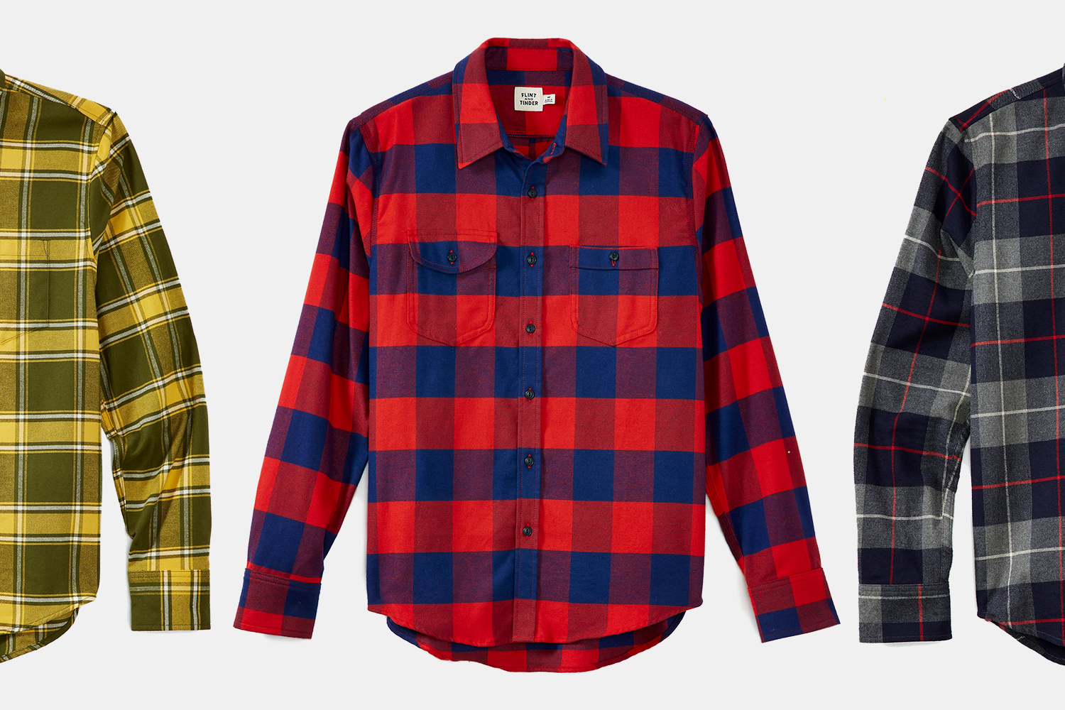 Flint and Tinder flannel shirts