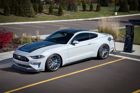 Ford Webasto Mustang Lithium Electric Vehicle With a Manual Transmission