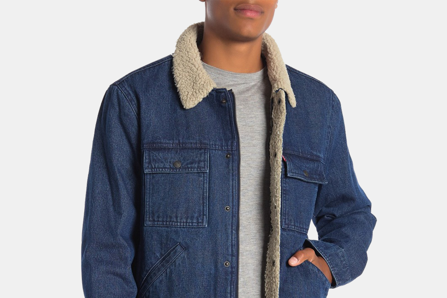 levi's fleece lined jacket