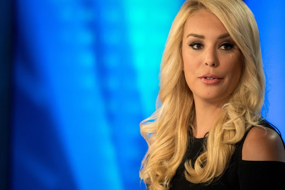 Britt McHenry visits the Fox news set on August 30, 2018 in Washington, DC. 
(Photo by Mary F. Calvert For The Washington Post via Getty Images)