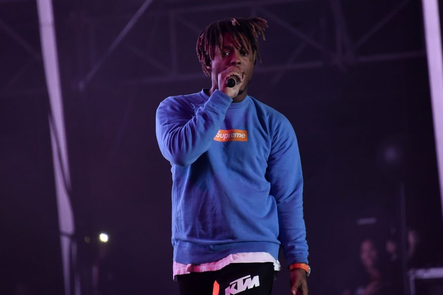 Juice Wrld performs live during Rolling Loud music festival at Citi Field on October 13, 2019 in New York City. (Photo by Steven Ferdman/Getty Images)