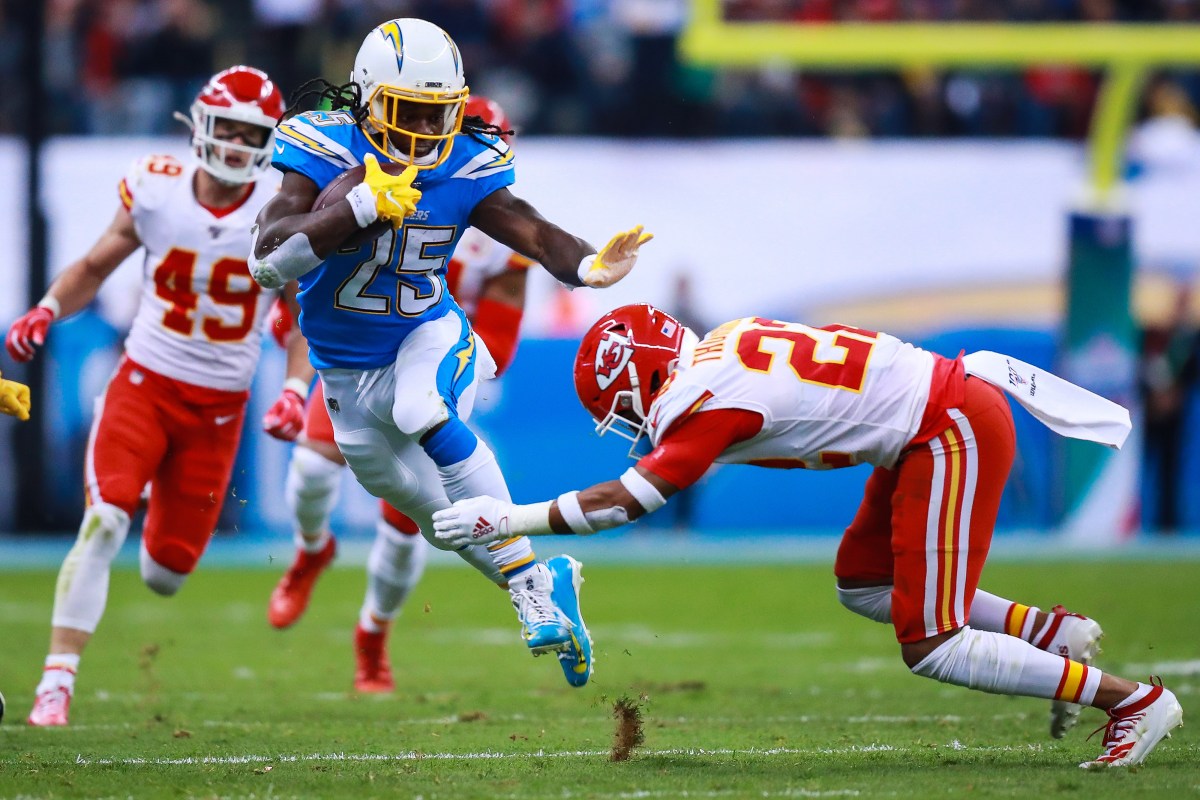 Melvin Gordon's LA Chargers hosted Kansas City in Mexico City's Estadio Azteca for a "home" game earlier this year