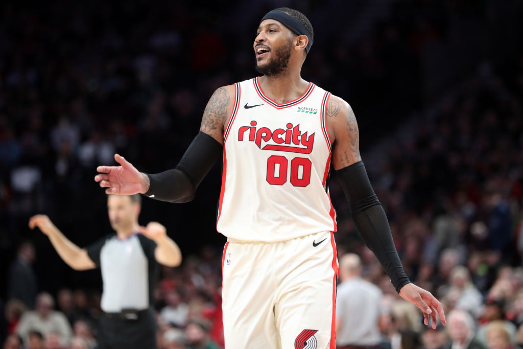 LeBron James, Carmelo Anthony meeting in Lakers vs. Blazers is a joy