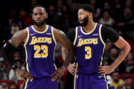 LeBron James and Anthony Davis