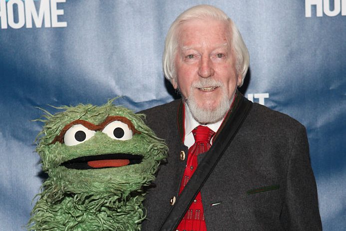 Oscar the Grouch and Caroll Spinney attend Eight Over Eighty 2016 Gala at Mandarin Oriental New York on April 11, 2016 in New York City.  (Photo by Steve Zak Photography/Getty Images)