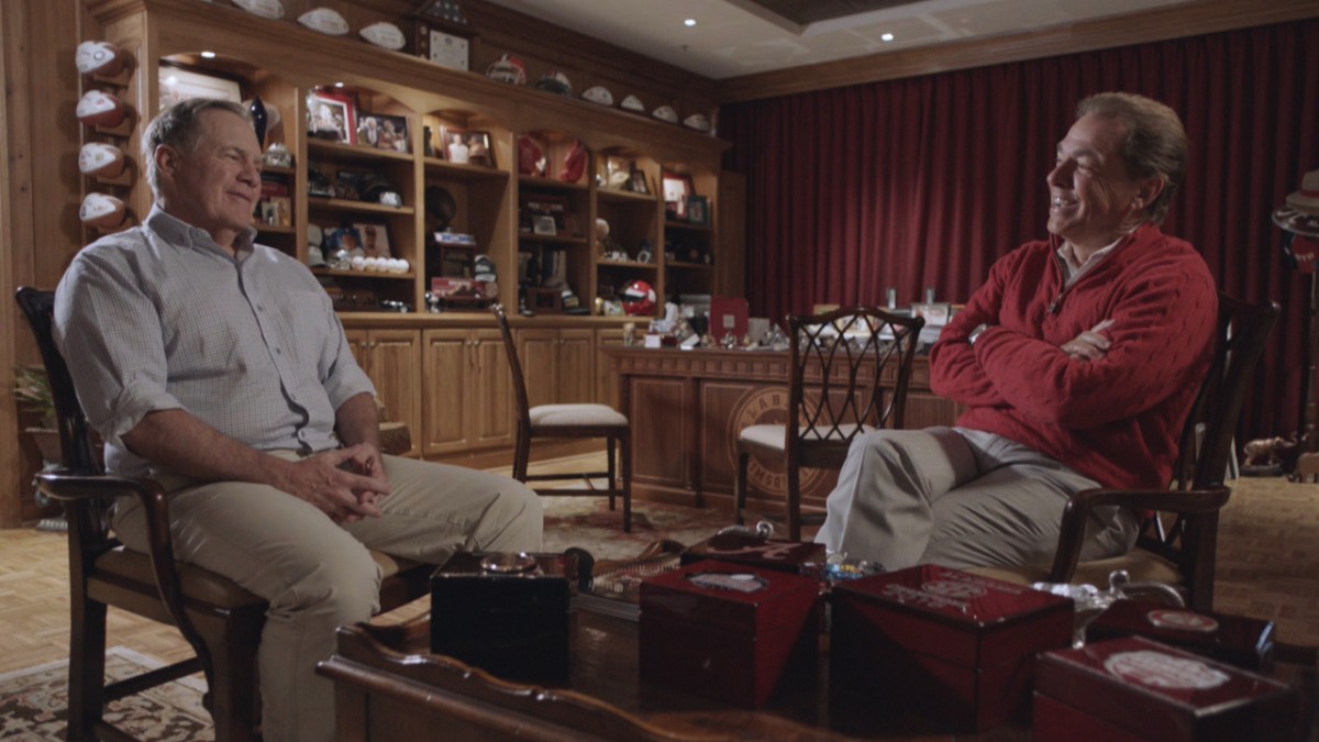 Bill Belichick and Nick Saban's football friendship