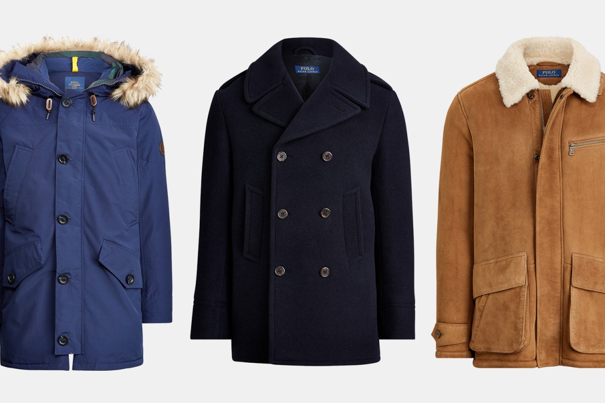 Ralph Lauren men's outerwear: jackets, peacoats and car coats