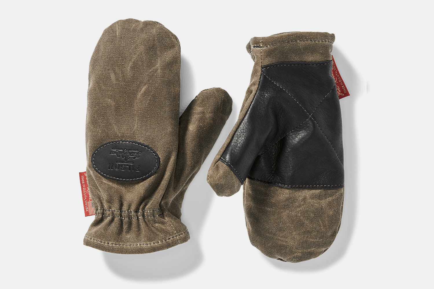 Filson Northern Pacific Waxed Mittens