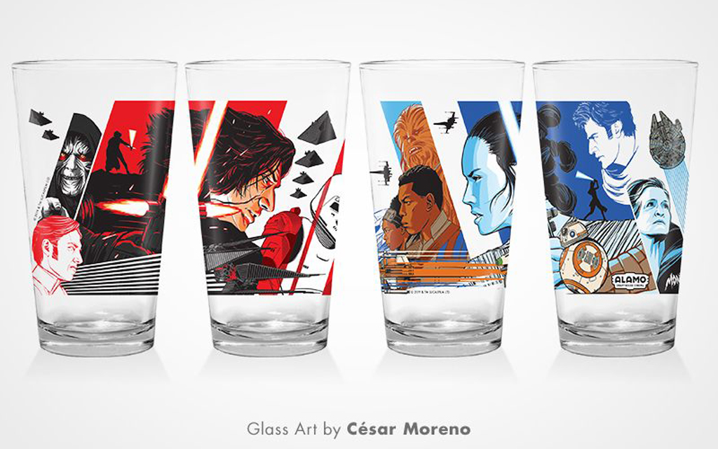 Alamo Drafthouse x Mondo Star Wars Pint Glass Set