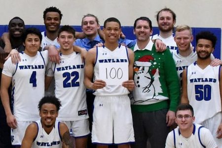 J.J. Culver scored 100 points for Wayland Baptist