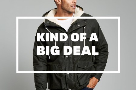 Flint and Tinder Sherpa-Lined Waxed Ridge Parka