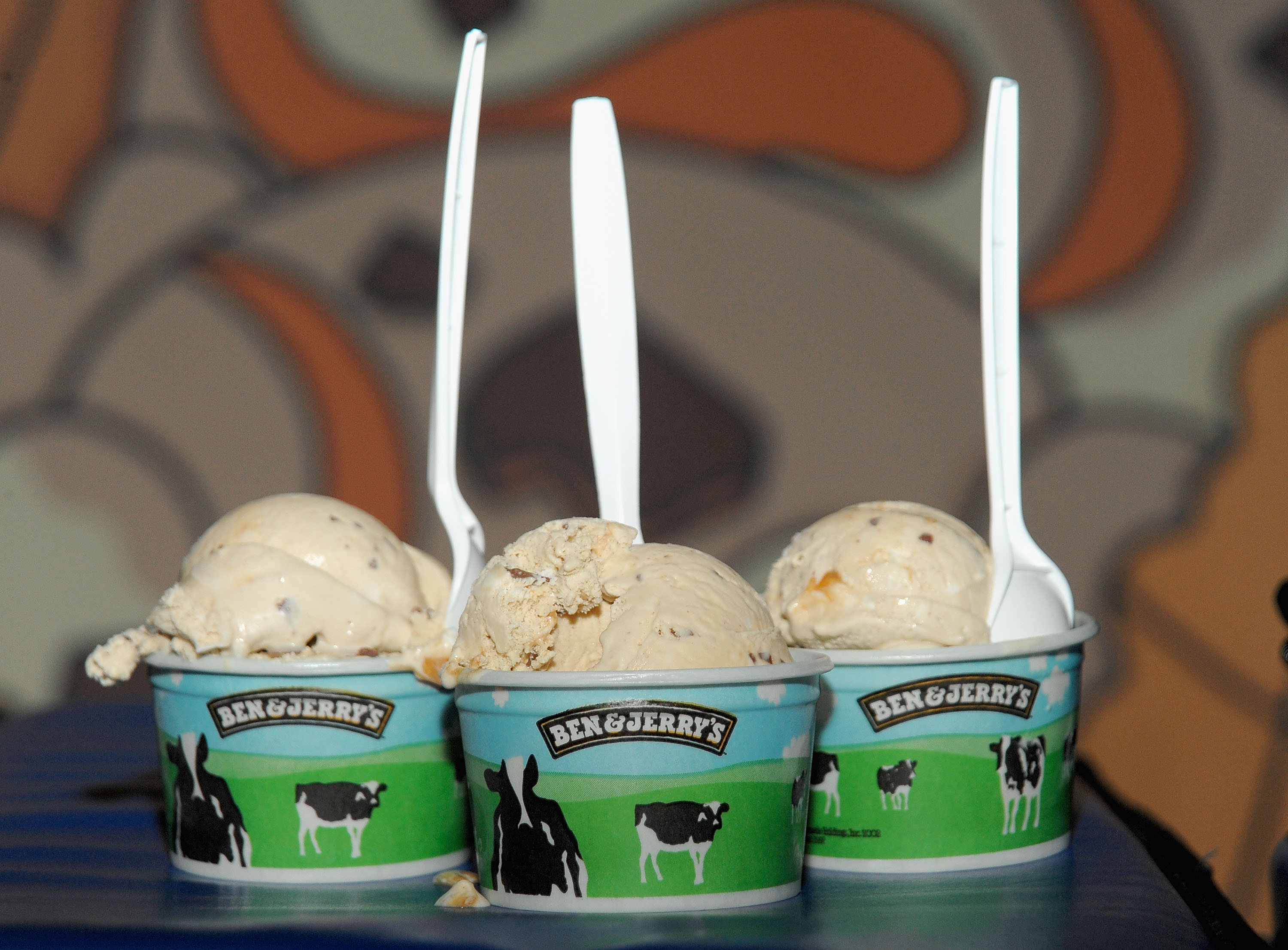 Ben & Jerry's ice cream cups