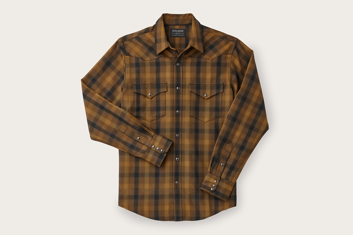 Worsted Wool Western Shirt