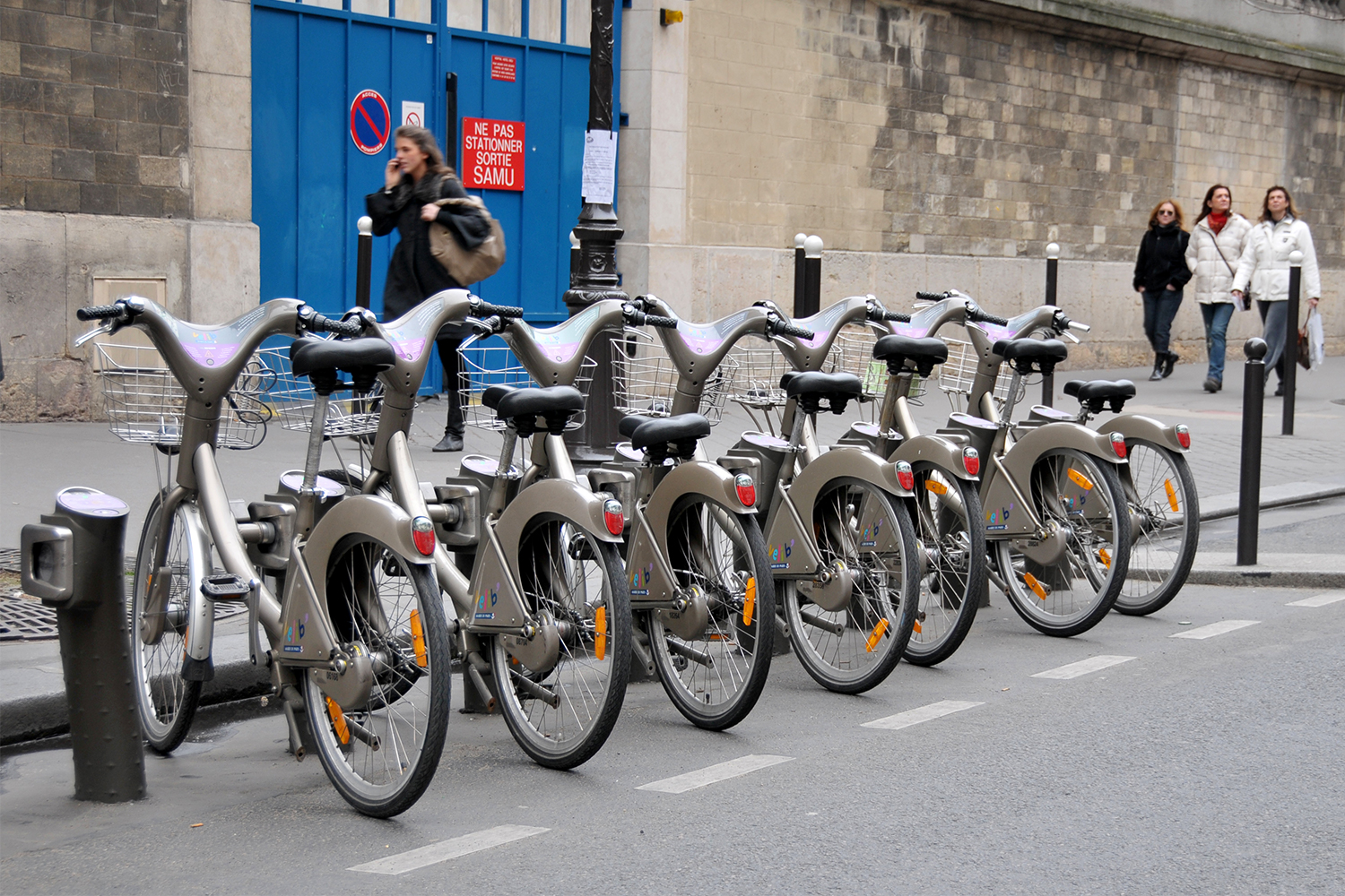Bikes in Paris, France