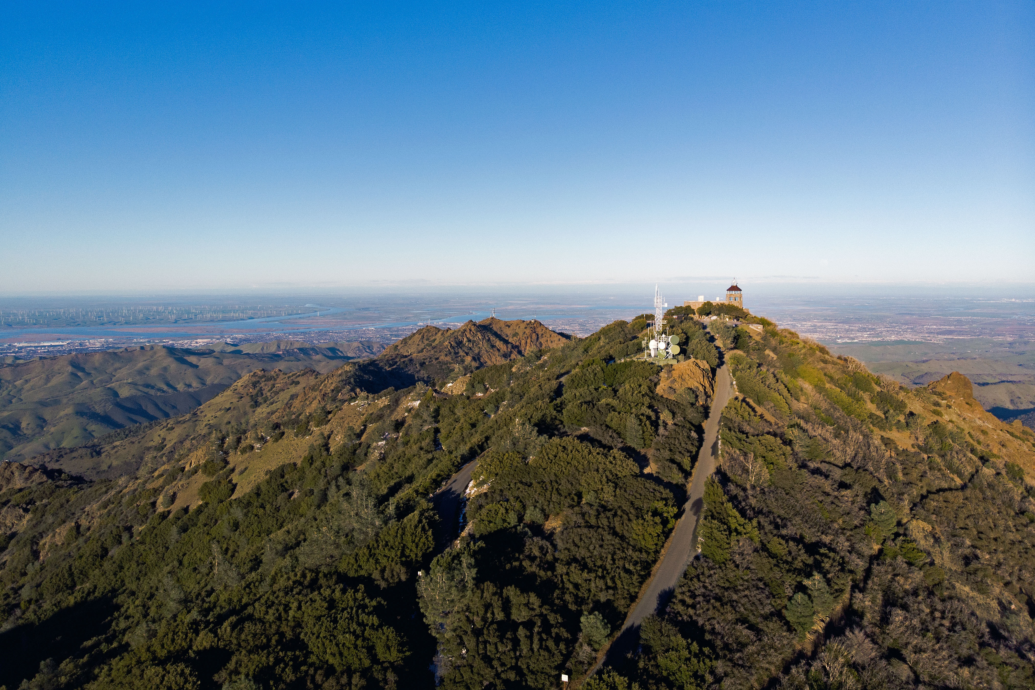 A bird's-eye view of Mt. Diablo, one of the Bay's most accessible year-round hikes