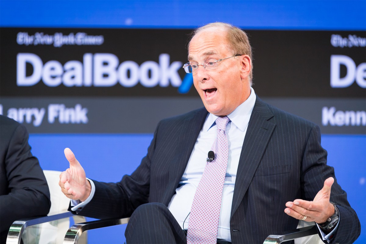 Black Rock CEO and Co-Founder Larry Fink