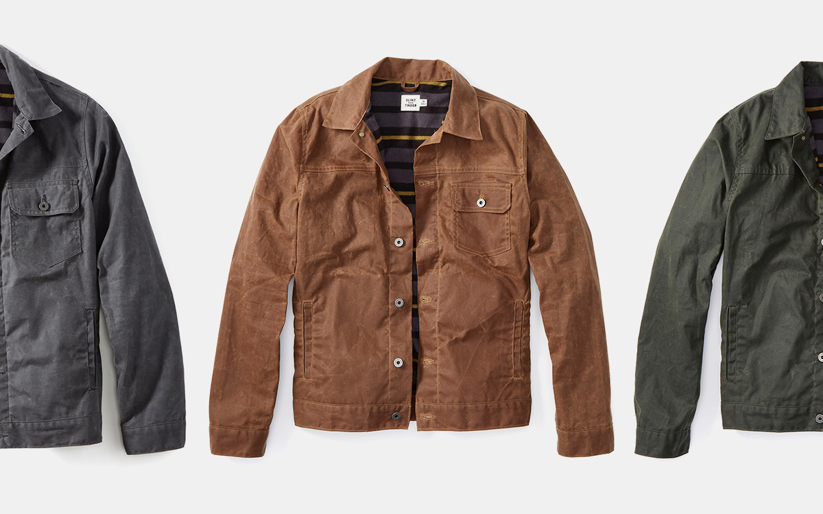 Huckberry Waxed Trucker Jacket