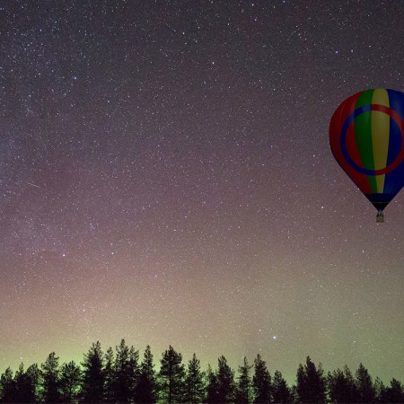 Northern Lights Hot Air Balloon