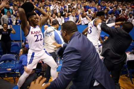 Watch Brawl Break Out at End of Kansas State-Kansas Basketball Game