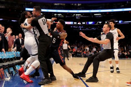 Knicks and Grizzlies Scrap Over Memphis Player's "Female Tendencies"