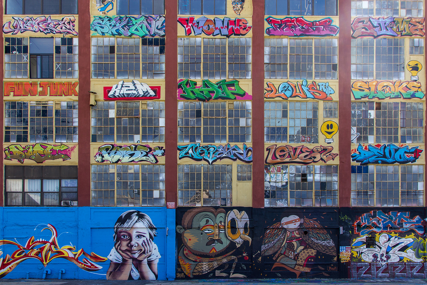 5Pointz New York City mural site in 2011