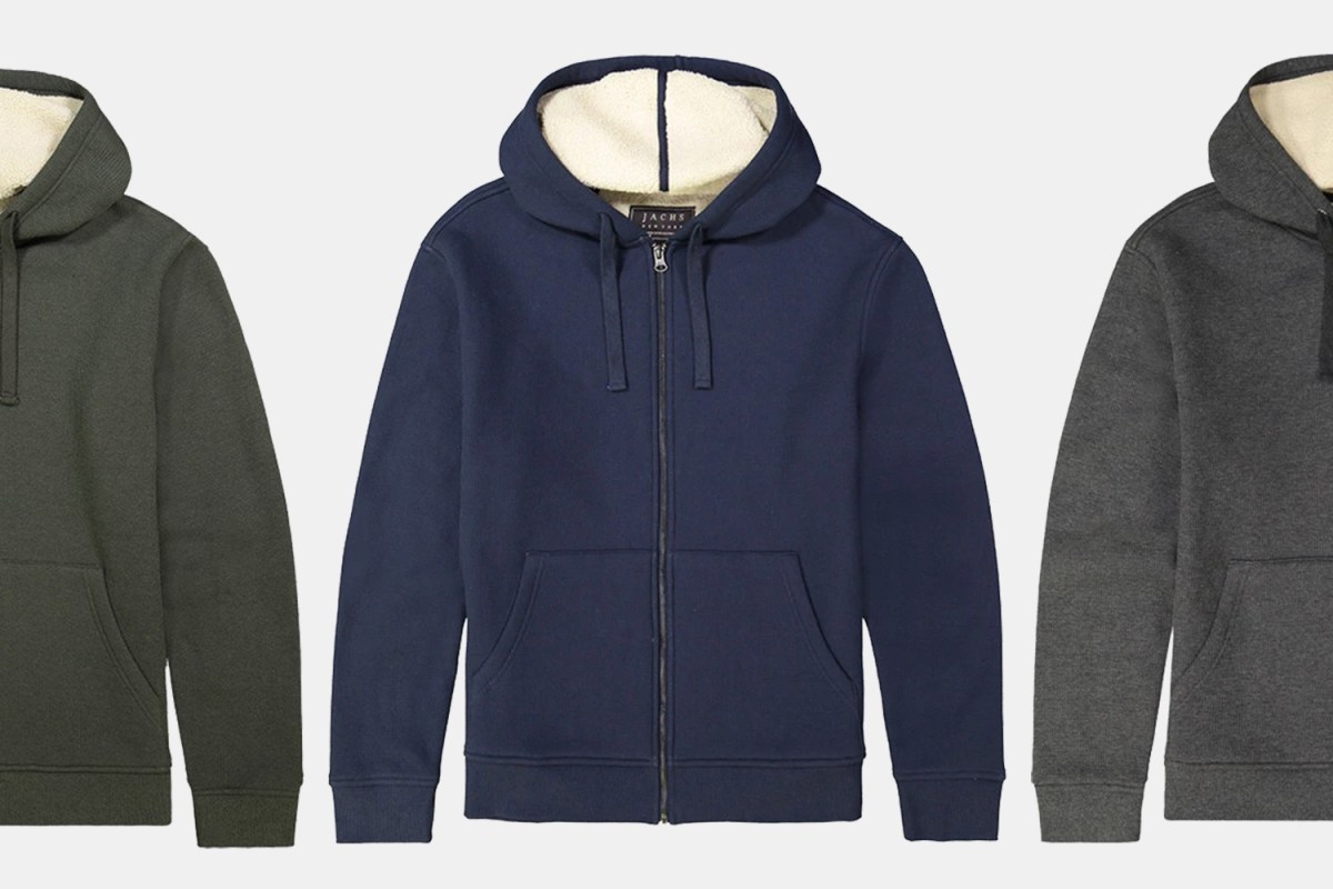 Sherpa-Lined Hoodies for $20 at Jachs. That Is All. - InsideHook