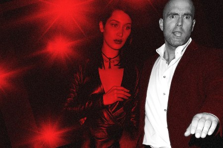 Bodyguard Simon Newton With Model Bella Hadid