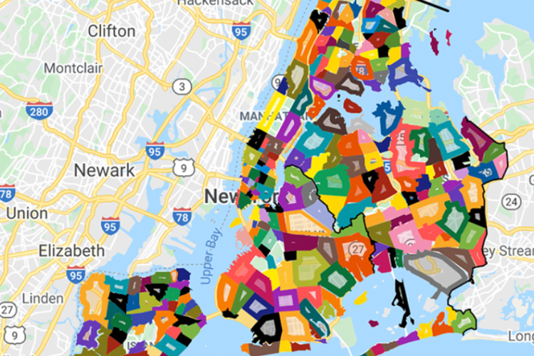 map of nyc neighborhoods