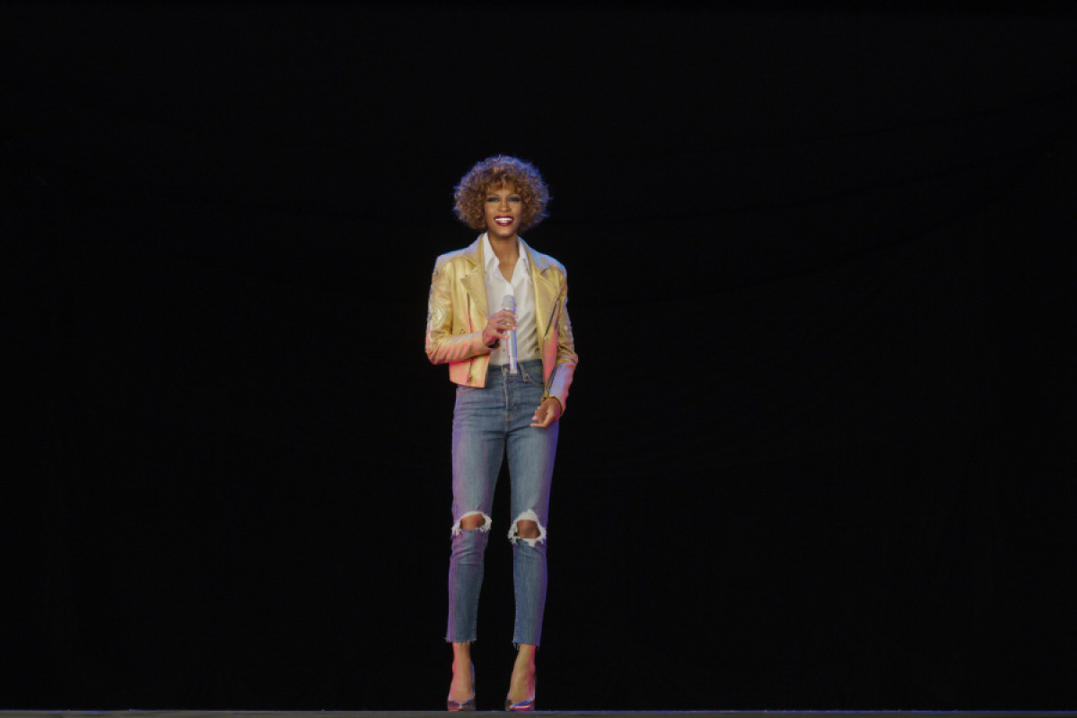 The Whitney Houston hologram, courtesy of Base Hologram.