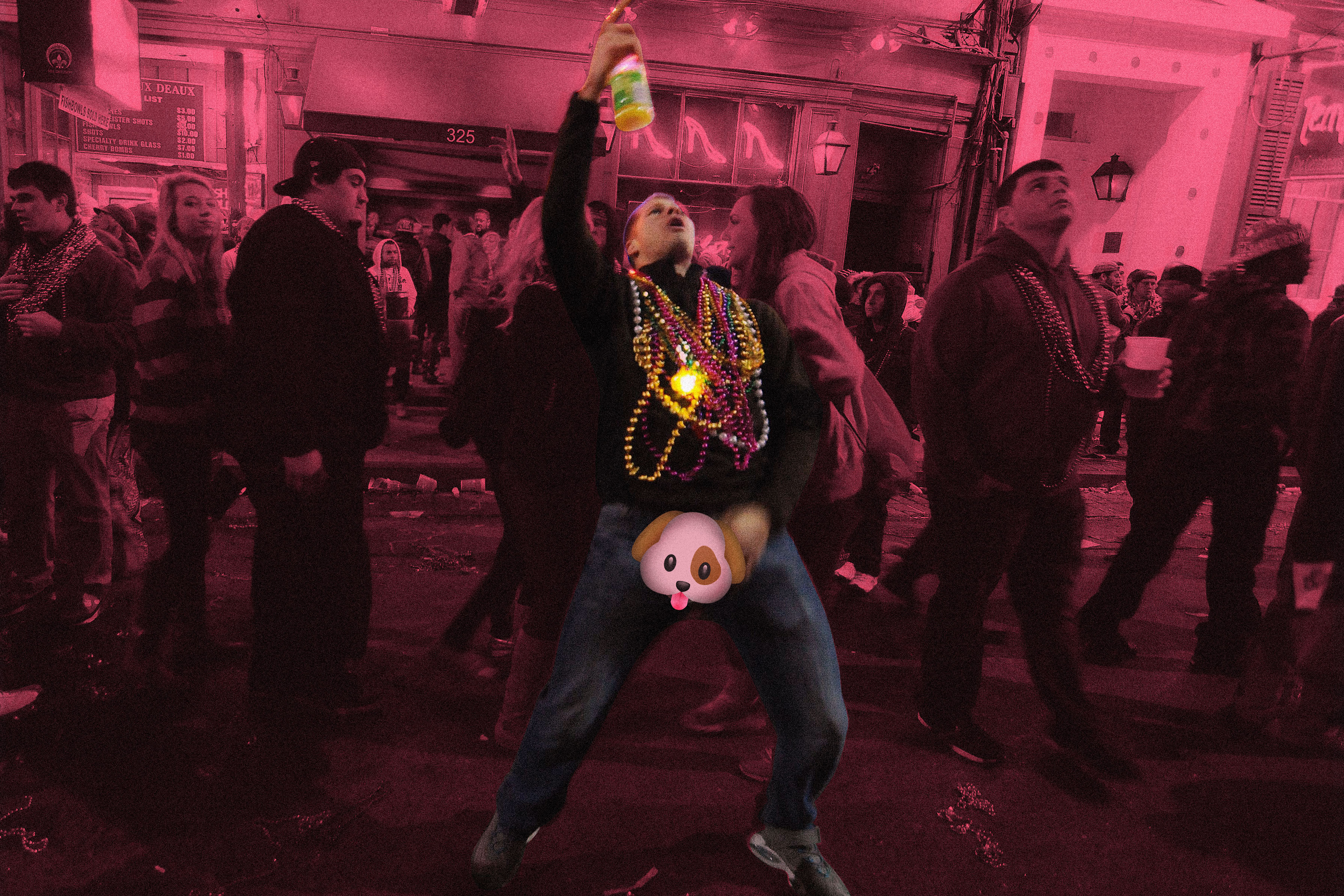 By all means go to New Orleans for Mardi Gras. Just don't be this guy.