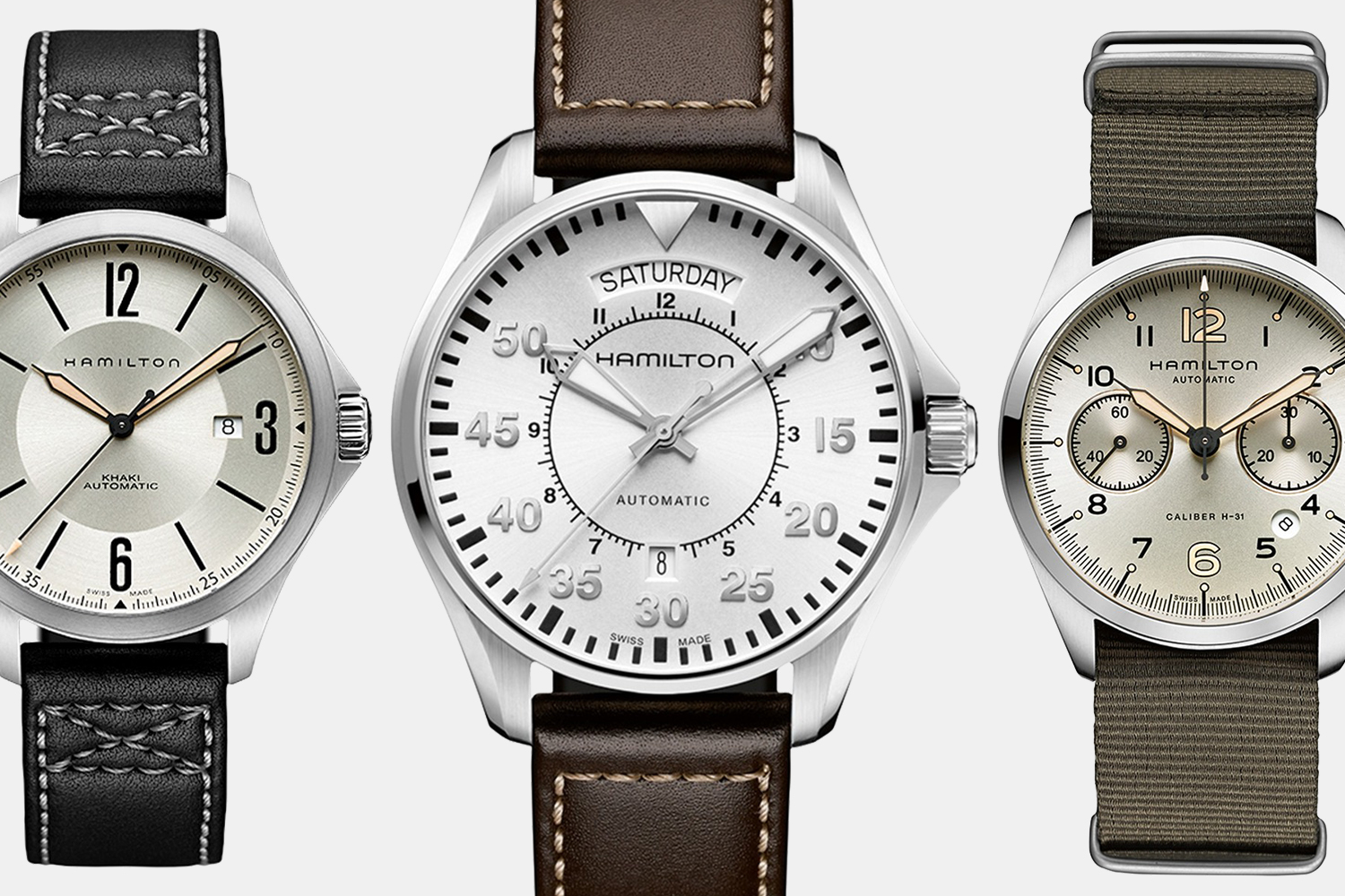 Men's Hamilton Khaki Watches on Sale