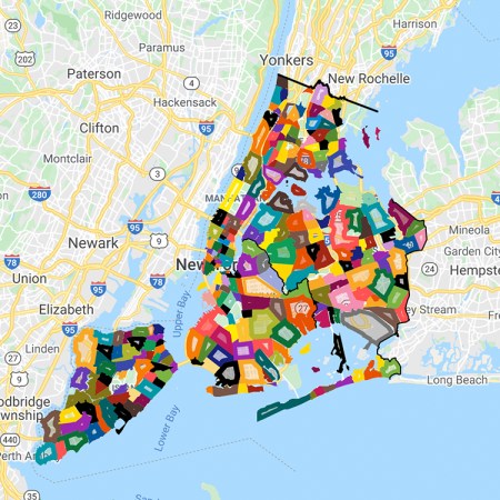 A Reddit User Made a Definitive Map of New York's Neighborhoods