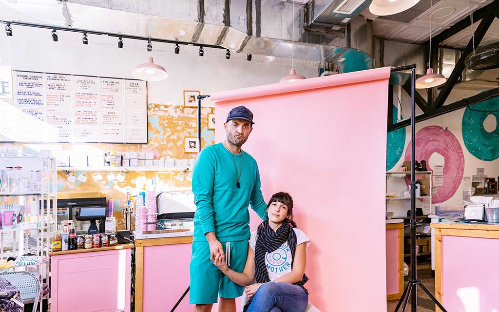 Andrew Dana and Daniela Moreira (Photo credit: Obie Okolo)