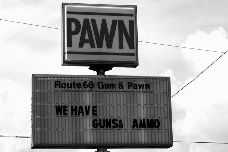 Pawn shop sign